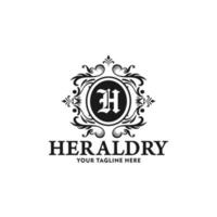 Vektorvorlage für die Heraldik-Logo-Sammlung vektor