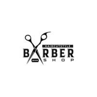 vintage barbershop-vektorembleme und etiketten. Friseurabzeichen und Logos. barbershop logo und barber shop vintage label und abzeichenillustration vektor