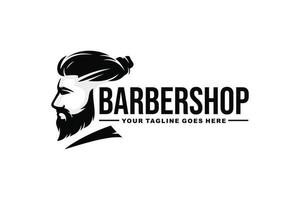 Barbershop logotyp vektor