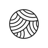 garn boll vektor ikon design illustration