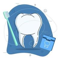 dental rengöring uppsättning i realistisk stil. dental Utrustning ikoner. färgrik vektor illustration isolerat på bakgrund.