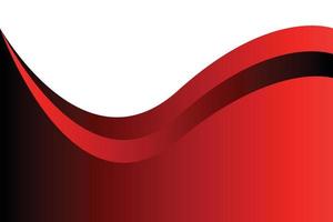rote Kurve auf weißem Hintergrund vektor