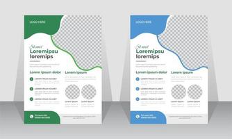 Corporate Medical Healthcare Flyer oder Poster-Template-Design vektor