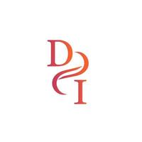 di orangefarbenes Logo-Design für Ihr Unternehmen vektor