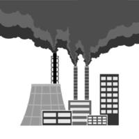 miljö- problem. förorening miljö - luft vektor