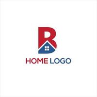 Immobilienunternehmen Branding House elegantes Wortmarken-Logo-Design vektor