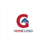 Immobilienunternehmen Branding House elegantes Wortmarken-Logo-Design vektor