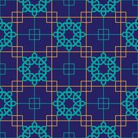 abstrakte nahtlose Muster im islamischen Stil. vektor