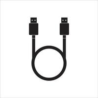 uSB kabel- ikon logotyp vektor design