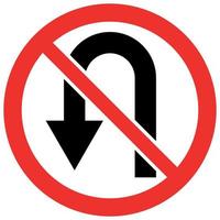 förbud trafik tecken vektor design