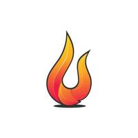 Feuer-Logo-Icon-Vektor vektor