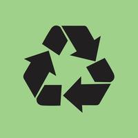 Symbol für Recycling-Symbol vektor