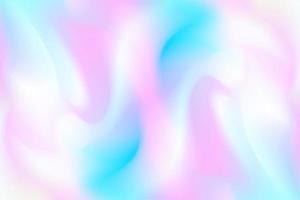 holografischer, schillernder Hintergrund mit Farbverlauf. abstrakte lebendige neonillustration. rosa und blaue regenbogenpastelltapete. lebendiges Vektorbanner. vektor