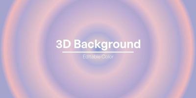 editierbarer farbiger 3D-Hintergrund für alles vektor
