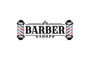 Barbershop logotyp vektor