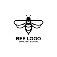 bee logotyp design vektor