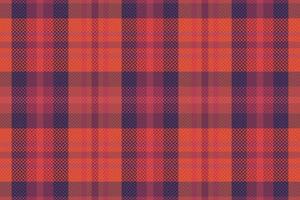 Tartan oder kariertes Halloween-Farbmuster. vektor