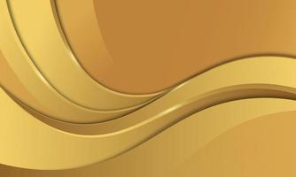 gyllene slät Vinka bakgrund. abstrakt bakgrund. vektor