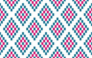 ethnisches geometrisches nahtloses Muster im Stammes-. Stoff im ethnischen aztekischen Stil. vektor