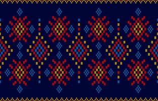 Teppich ethnische aztekische Kunst. ethnisches geometrisches nahtloses Muster im Stammes-. amerikanischer, mexikanischer Stil. vektor