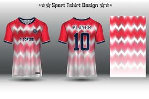 fotboll jersey attrapp fotboll jersey design sublimering sport t skjorta design samling för tävlings, cykling, spel, cross vektor