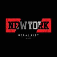 new york brooklyn illustrationstypografie. perfekt für T-Shirt-Design vektor