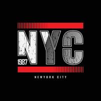 new york brooklyn illustration typografi. perfekt för t-shirtdesign vektor