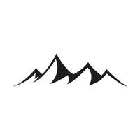 Bergsymbol auf weißem Hintergrund vektor