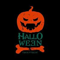 halloween pumpa illustration lätt till redigera vektor