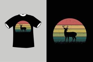 Retro-Vintage-T-Shirt-Design vektor