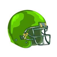 american football helm grün wpa vektor