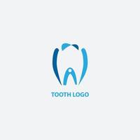 dental klinik logotyp tand abstrakt design vektor mall tandläkare stomatologi medicinsk läkare modern tand logotyp