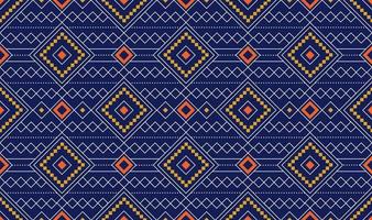 abstrakte geometrische tribal ethnische ikat folklore diamanten orientalisches nahtloses muster traditionelles design für hintergrund, teppich, tapete, kleidung, stoff, verpackung, druck, batik, folk, strickvektorillustration vektor