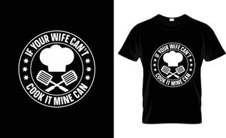 Chef-T-Shirt-Design, Chef-T-Shirt-Slogan und Bekleidungsdesign, Chef-Typografie, Chef-Vektor, Chef-Illustration vektor