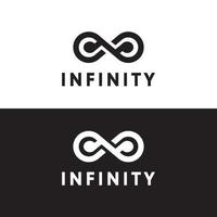 Infinity-Vektor-Logo-Vorlage Illustrationsdesign. vektor