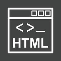 html linje omvänd ikon vektor