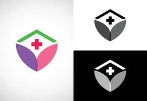 hälsa medicinsk logotyp mall vektor illustration design. medicinsk ikon