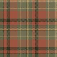 tartan schottland nahtloser karierter mustervektor. Retro-Hintergrundstoff. Vintage Check Farbe quadratische geometrische Textur. vektor