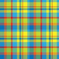 tartan schottland nahtloser karierter mustervektor. Retro-Hintergrundstoff. Vintage Check Farbe quadratische geometrische Textur. vektor