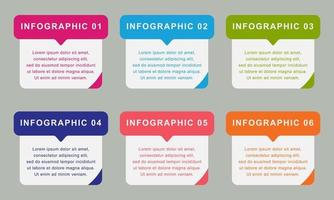 moderne Business-Infografik-Elemente im flachen Design. Vektor-Illustration. Folge 10. vektor