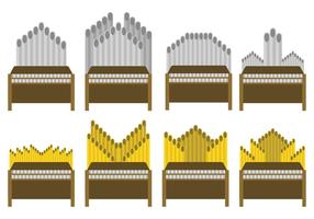 Gratis Pipe Organ Vector Set