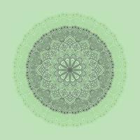 blommig indisk fri vektor mandala konstverk med en enkel bakgrund