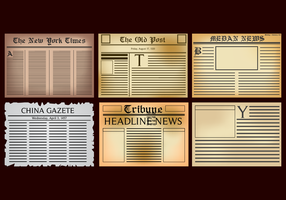 Gratis Old Newspaper Vector