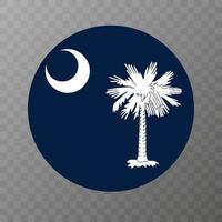 söder Carolina stat flagga. vektor illustration.