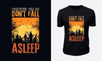 Halloween-T-Shirt-Design vektor