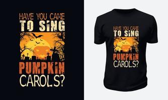 Halloween-T-Shirt-Design vektor