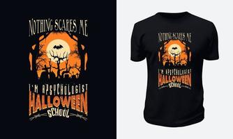 Halloween-T-Shirt-Design vektor