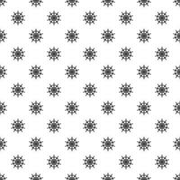 Nahtloses Muster mit Ikonen der Lenkräder auf weißem Hintergrund vektor