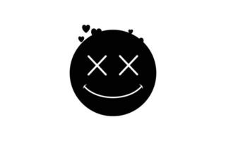 Emoji-Vektorsymbol Pro-Vektor, glücklich, schön, Kuss, Nerd, schwindlig, cool, krank und andere Pixel-Emoji. vektor