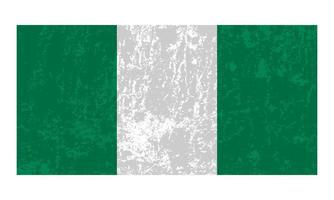 Nigeria-Flagge, offizielle Farben und Proportionen. Vektor-Illustration. vektor